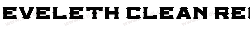 Eveleth clean regula字体转换